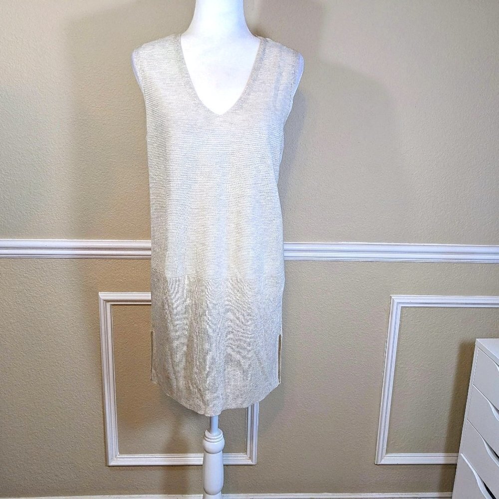 Sleeveless Long Tunic Top by White House Black Market